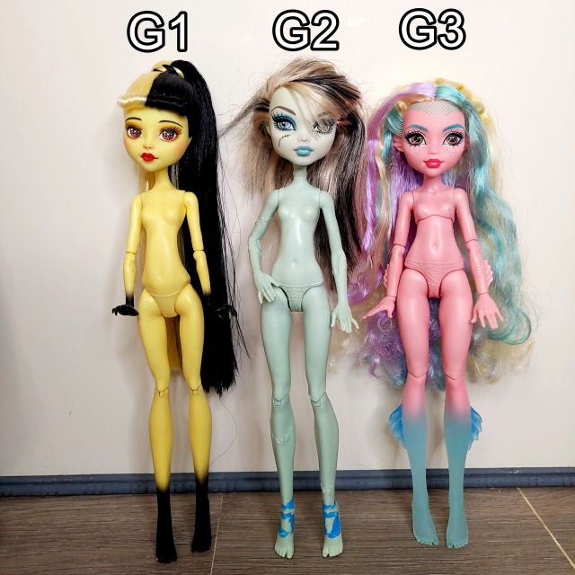 Monster High draculaura g1 g2 and g3