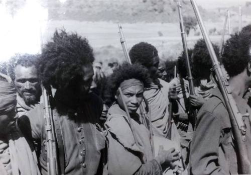 Ethiopian Resistance fighters, World War II.