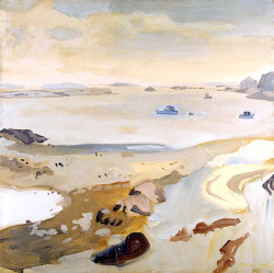 urgetocreate:  Fairfield Porter, Low Tide, 1962 