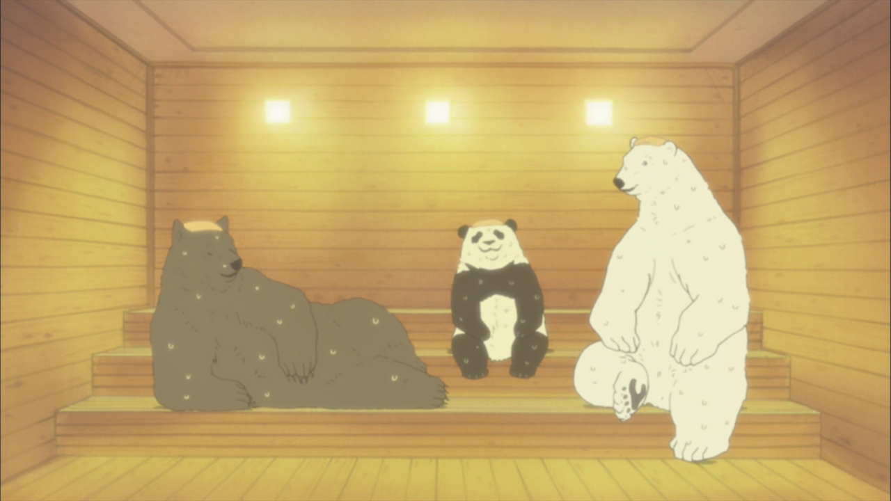anime environment — Shirokuma Café / Polar Bear Café, episode 11