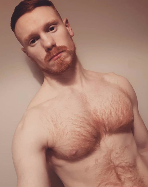 pbvj: Beautiful Hairy Ginger Chest/Body/Beard