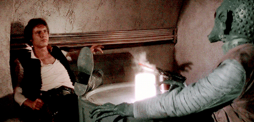isildur-elessar:  The Original Cantina Scene (Han shot first) 