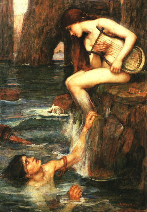 The Siren, 1900, John William WaterhouseMedium: oil,canvas