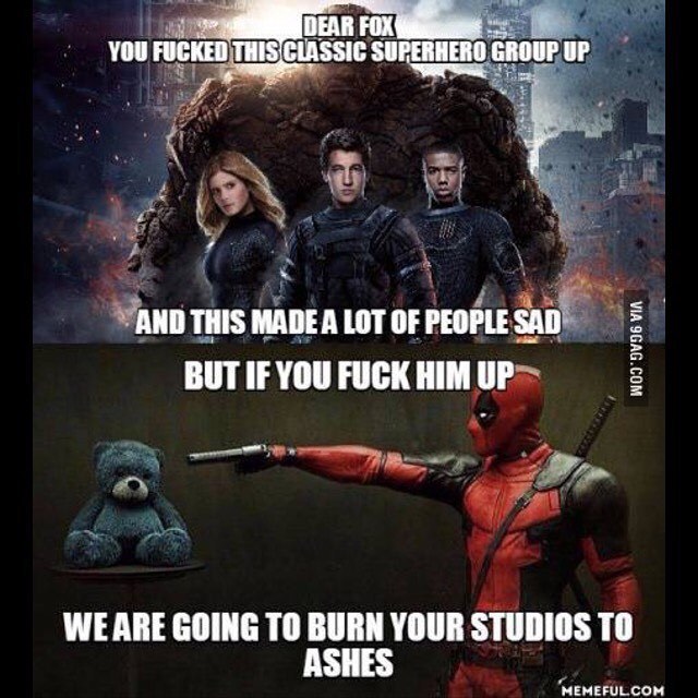 badpup82:  Fox needs to stop being greedy and give back the rights to all the movies