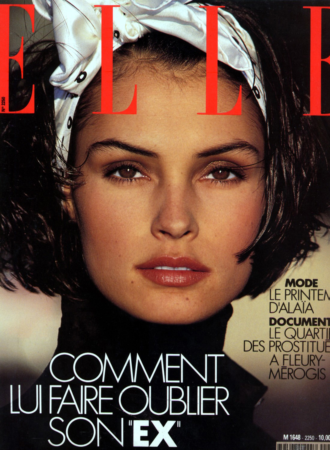 SUPERMODEL SHRINE, Famke by Gilles Bensimon, 1989