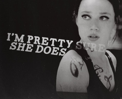 She cares too much. That’s why she’s standing apart.
