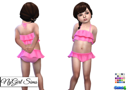 Toddler Ruffle Two Piece Swimsuit. I&rsquo;ve been trying to finish this swimsuit up for a 