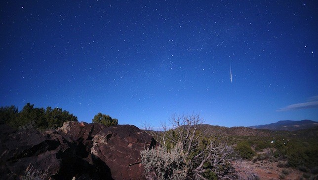 2014 Lyrid meteor shower to peak on Earth Day
Our planet is now passing through debris left by Comet Thatcher, which hasn’t visited the inner solar system since 1861. The resulting Lyrid meteor shower is expected to peak on April 22, Earth Day.