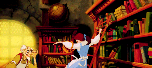 Disney gave me unrealistic expectations about ladders in bookstores.