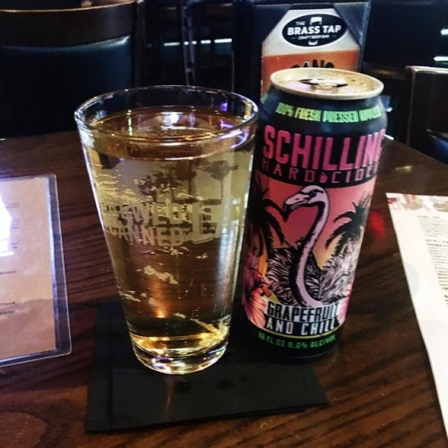 Nothing like a nice cold cider at the end of a tiring day. The Schilling Grapefruit &amp; Press hit 