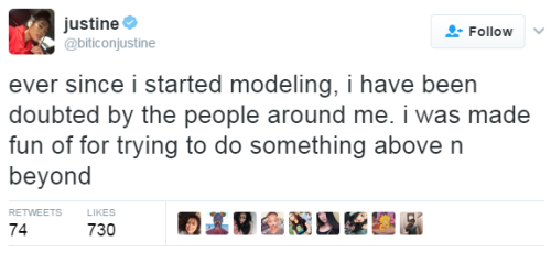 hustleinatrap: That wasn’t an easy journey, that’s why she deserves this so much! This story should inspire women of color to embrace their unique beauty and not to give up. Congratulations! 