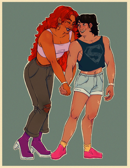 hobbart-art: They’re trans and in love what more can I say?