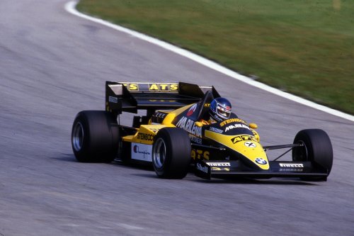 Gerhard Berger (ATS-BMW) Grand prix d'Autriche - Österreichring 1984. - source Formula 1 HIGH RES ph