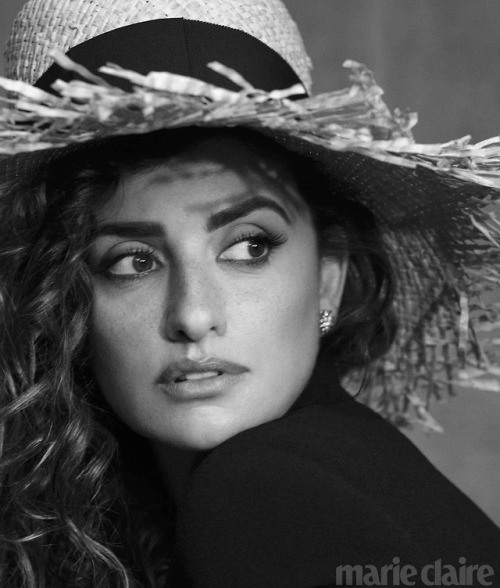 Penélope Cruz, photographed by Nico Bustos for Marie Claire, Feb 2019.