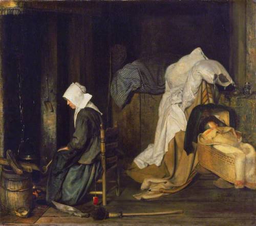 Esaias Boursse. Interior with Woman Cooking. 1656. Oil on canvas. The Wallace Collection, London.