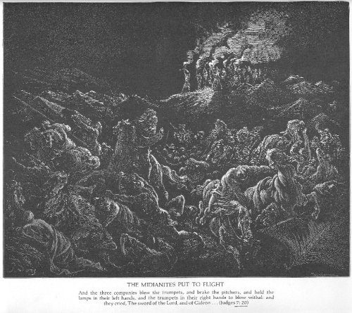 artist-dore: The Midianites Are Routed, Gustave Dore www.wikiart.org/en/gustave-dore/the-mid