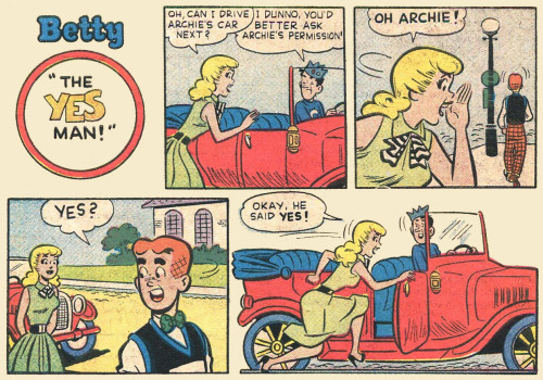 From The Yes Man, Archie&rsquo;s Joke Book Magazine #25 (1956).