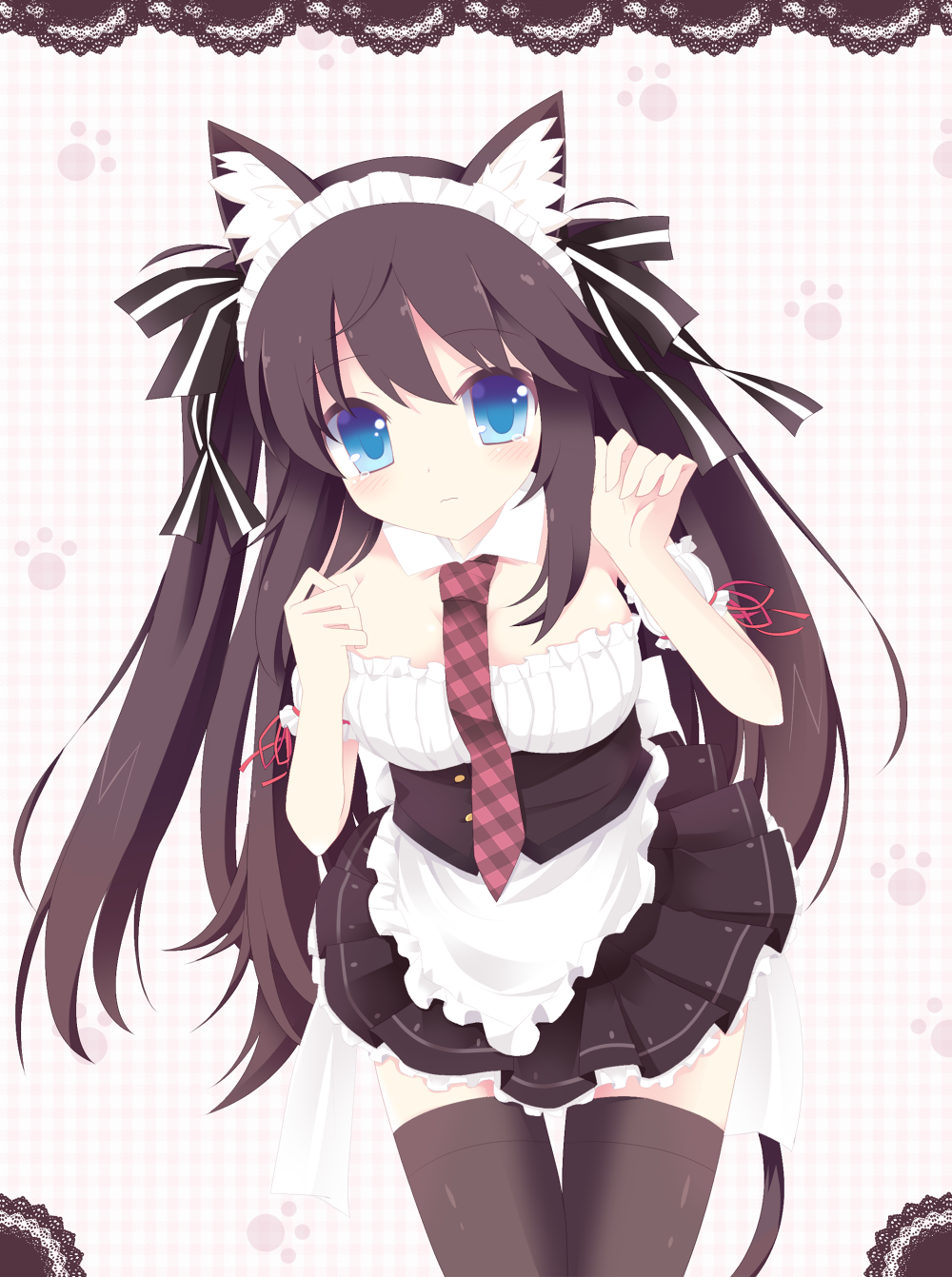 suddenurgeforanime:  Nekomimi maids