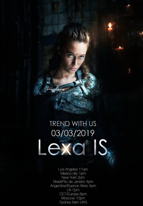 commanderlexaofthegrounders: Yes, it’s that time of the year :( THREE YEARS WITHOUT LEXA so jo