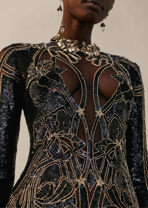 Dress from the Alexander McQueen Autumn/Winter 2018 Pre-collection