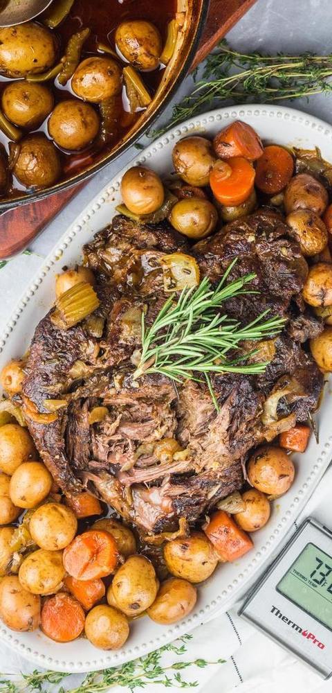 PressureCooking Recipe - Instant Pot Pot Roast With Potatoes And Carrots