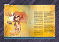 yay! check out my illustration in the new MAP magazine
