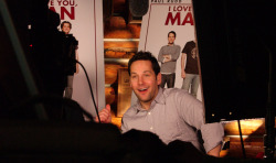 i was totally a creepy stalker fan today, and went to Mr. Moe&rsquo;s to drink free beer while starring at Paul Rudd talk to people about his new movie. I&rsquo;m pretty bummed I didn&rsquo;t get a picture, but i totally got a &rsquo; Nice to meet you&rsq