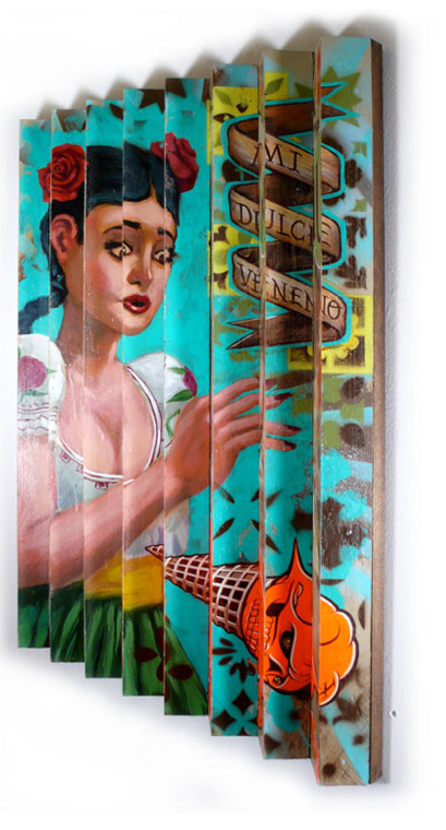 Awesome Paintings Series by Randy Noborikawa.  2 different paintings/ 2 different