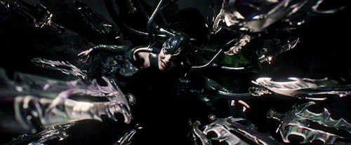 thorodinson:  Your sister. Her power comes from Asgard, same as yours. When it grew beyond Odin’s control, she massacred everyone in the palace and tried to seize the throne. When she tried to escape her banishment, he sent the Valkyrie in to fight