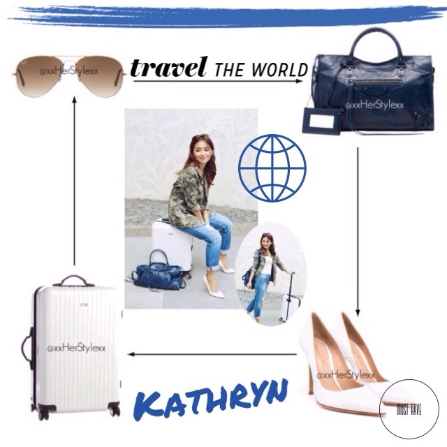Kathryn Bernardo Style — Kathryn was spotted bringing this YSL bag.