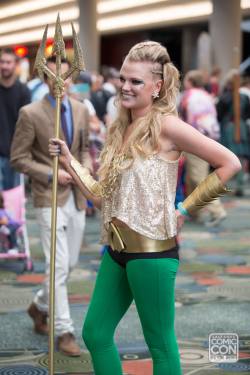 saltlakecomiccon:  Female Aquaman cosplay at Salt Lake Comic Con 2014. 