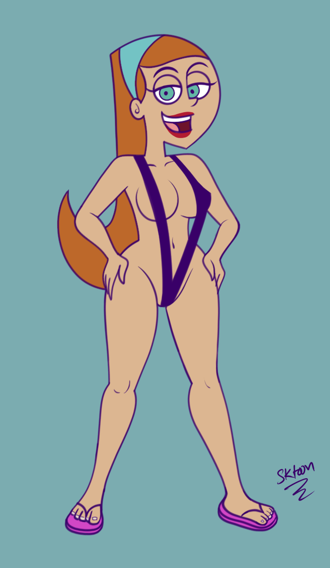 sketch-toons:  More bikini pics, this time jazz fenton =)Something quick just for