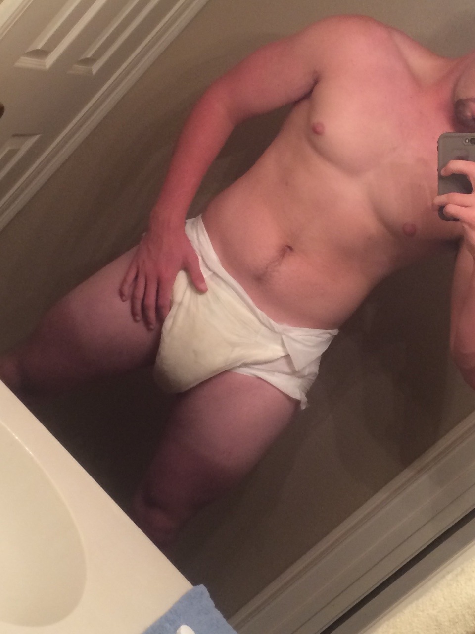babyjax77:  Woke up soaked from another night’s wetting, aw man. I really tried