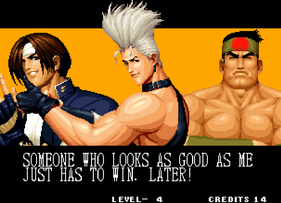 Bison2Winquote — - Iori Yagami, SNK vs Capcom: SvC Chaos