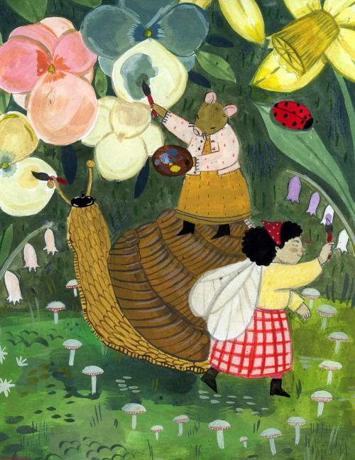 Ever Wonder How Flowers Get Their Colors? I Like To Imagine They Get A Little Help. On A Side Note, This