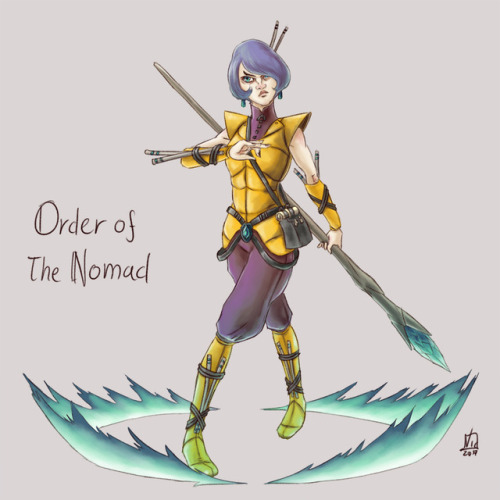 ORDER OF THE NOMAD (♀human, deep imaskari)A traveler from the underground civilization of Deep Imask