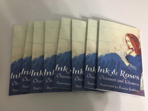 chaouenmadrid: Look what came today, SQUEEEEE!!! The printed version of Ink &amp; Roses, my firs