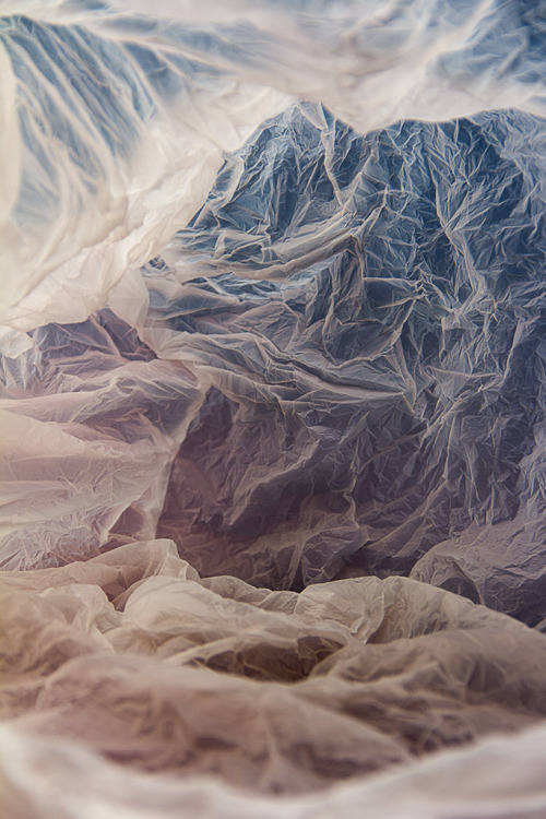 Plastic Bag Landscapes by Vilde RolfsonOngoing project, where I use light and colored background to 