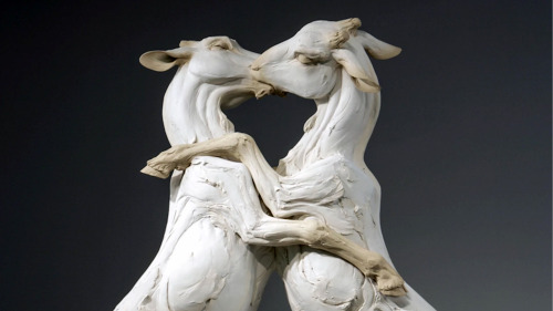 lesstalkmoreillustration:Beth Cavener - Sculptor by Bas BerkhoutFollow us on Instagram:@Lesstalkmore