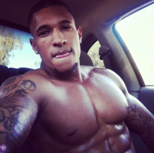 adirtylilsecretsstuff:  dominicanblackboy:  A sexy gorgeous eye catching moment with gorgeous tatted hunk Derek Tramel and his forever loving yummy dick!😍#yal don’t see him chilling wit my dude Steven Beck!😉😍  Patiently waiting for y'all to