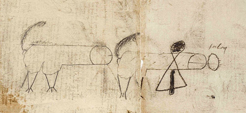 theotherjax:hideakiohno:Casual reminder that in one of Leonardo da Vinci’s many notebooks cont