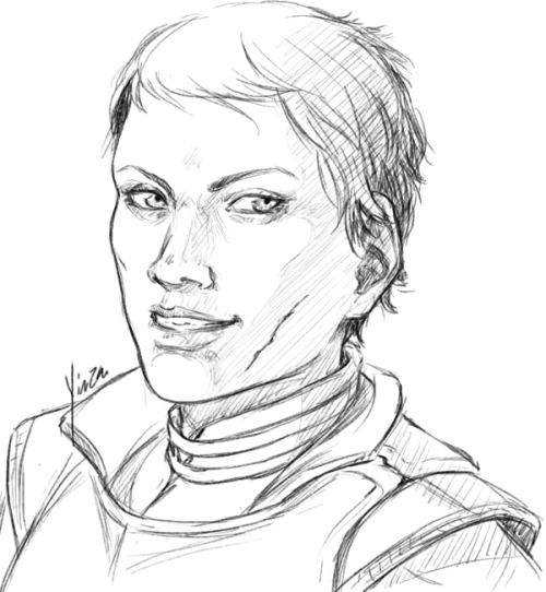 Patreon reward sketch of Cassandra from Dragon Age.Support me on Patreon here.