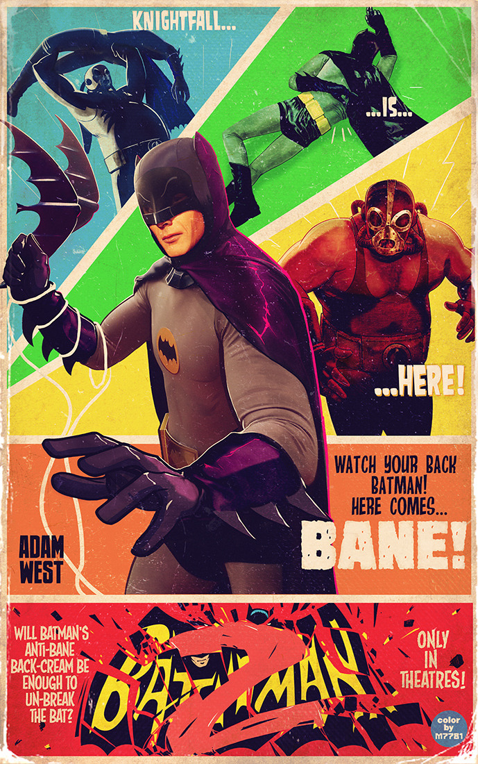 pixalry:  Batman 2 - Created by Marco D’Alfonso | Tumblr 18 x 29 Giclée prints
