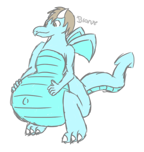 ask-bronze-the-pony: Bronze Fattened (WG)A fattened up Bronze. Enjoy Ploc (REQ, Mpreg)Requested by 