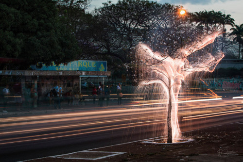 Light Painting Photography in Nature and Cities   Brazilian photographer Vitor Schietti, creates lig