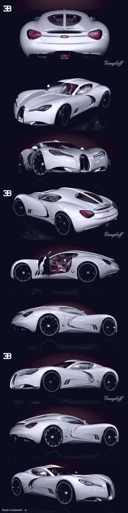 sketcheshere:  BUGATTI GANGLOFF CONCEPT CARClick to check a cool blog!Source for the post: Click