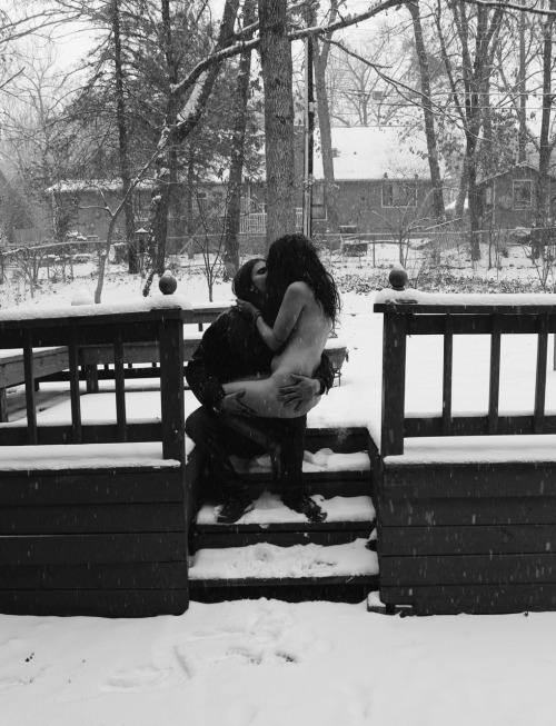 Beautiful CMNF. Winter.