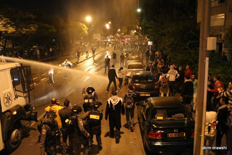 momo33me:    Of the Palestinian protest in Haifa against the Prawer ethnic cleansing