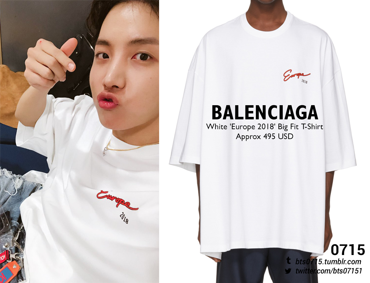 BTS FASHION/STYLE FINDER — 180610 | J-Hope : Twitter Update BALENCIAGA...