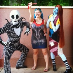 madisoncosdev:  They were so amazing. #JackSkellington #Sally #Thor #thefanismyhammer 